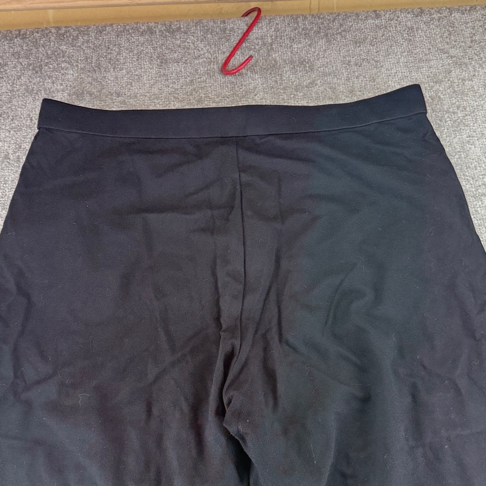 Gloria Vanderbilt Pull On Black Cropped Straight Pants High Rise Womens XXL - Picture 7 of 10